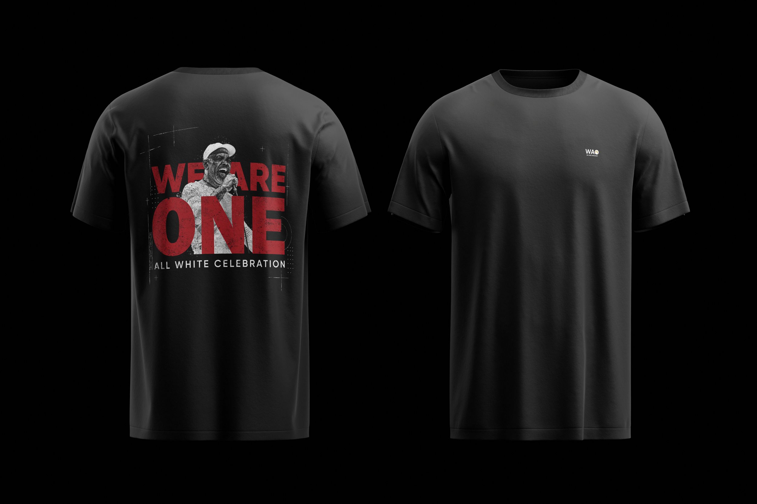 Black T-Shirt | We Are One – Red Edition