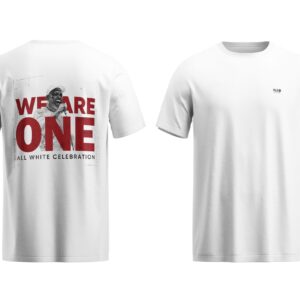 White T-Shirt | We Are One – Red Edition