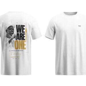 White T-Shirt | We Are One – Gold Edition